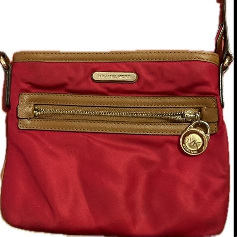 michael kors red crossbody kempton|MICHAEL Michael Kors Crossbody .